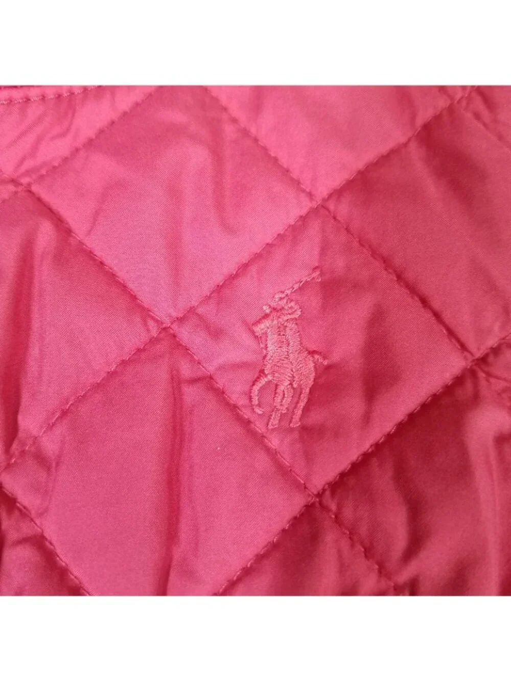 Ralph Lauren Girl's 9M Snowsuit Quilted Hooded One-Piece Winter Fleece Lined